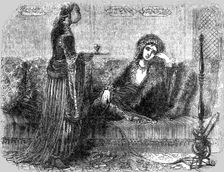Turkish Woman and Slave; The Women of Turkey 1854. Creator: Unknown