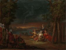 Turkish Women in the Countryside near Istanbul, c.1720-c.1737. Creator: Jean Baptiste Vanmour