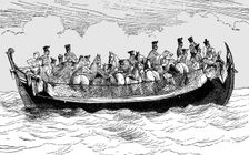 Turkish Boats used by the English soldiers for Disembarkation at the Crimea; The Exped... 1854. Creator: Unknown