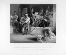 Turkish Courier Relating the News of the Capture of Acre 19th century.Artist: W Greatbatch
