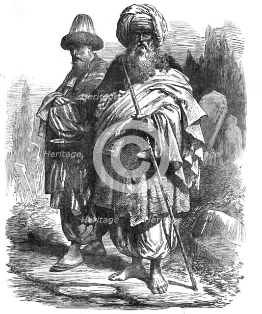Turkish Dervishes - from an original drawing by James Robertson, of Constantinople, 1854. Creator: Unknown.
