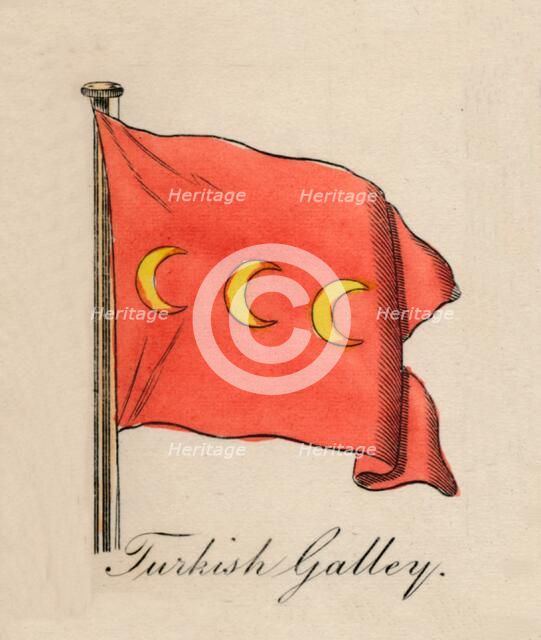 'Turkish Galley', 1838. Artist: Unknown.