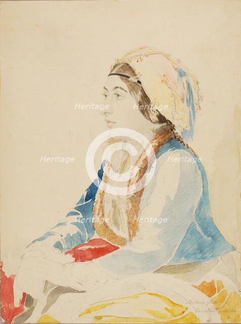 Turkish Girl of Constantinople, n.d. Creator: Miner Kilbourne Kellogg.