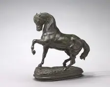 Turkish Horse, Left Foreleg Raised, model n.d., cast c. 1857/1873. Creator: Antoine-Louis Barye