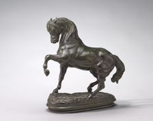 Turkish Horse, Left Foreleg Raised, model n.d., cast c. 1857/1873. Creator: Antoine-Louis Barye