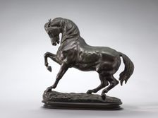 Turkish Horse, Right Foreleg Raised, model n.d., cast c. 1857/1873. Creator: Antoine-Louis Barye