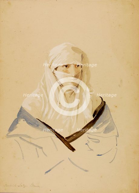 Turkish Lady of Brusa, n.d. Creator: Miner Kilbourne Kellogg.