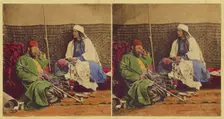 Turkish Lady and Gentleman., 1857-1859. Creator: William Morris Grundy