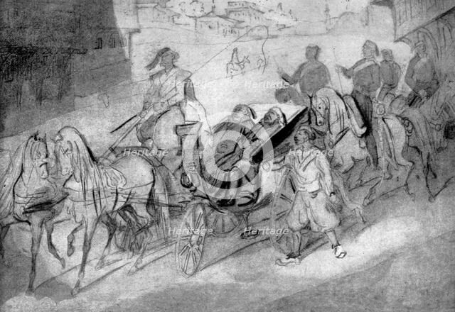 'Turkish Officials', (1930). Artist: Constantin Guys