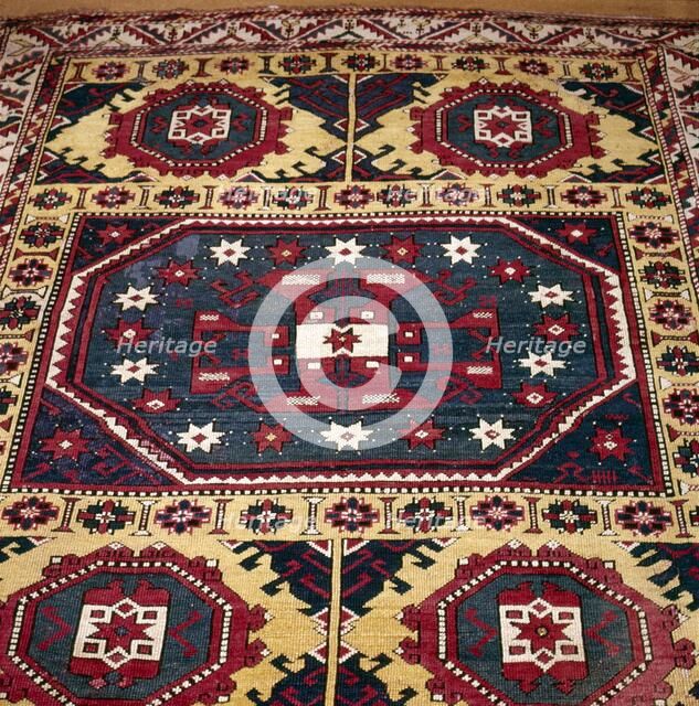 Turkish Rug with Garden Theme, 18th century. Artist: Unknown.