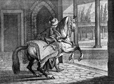 Turkish Sultan's Arabian saddle horse, 1722, (1938)
