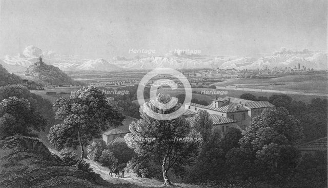 'Turin', 1818. Artist: Charles Theodosius Heath.