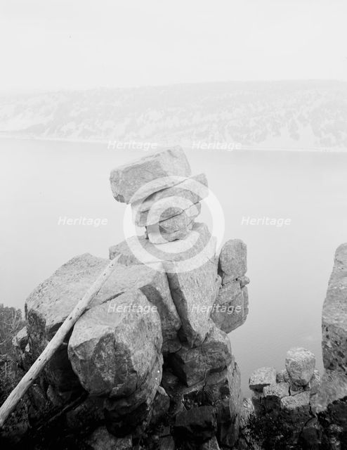 Turk's Head, Devil's Lake, Wis., between 1880 and 1899. Creator: Unknown.