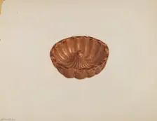Turk's Head Mold, c. 1940. Creator: Isadore Goldberg
