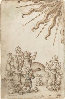 Turn Your Body as You Worship [fol. 37 verso], c. 1512/1515. Creator: Unknown