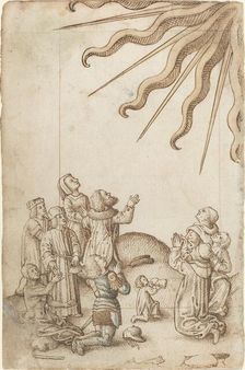 Turn Your Body as You Worship [fol. 37 verso], c. 1512/1515. Creator: Unknown