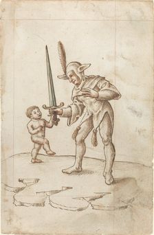 Turn aside the Sharp Sword [fol. 44 recto], c. 1512/1515. Creator: Unknown