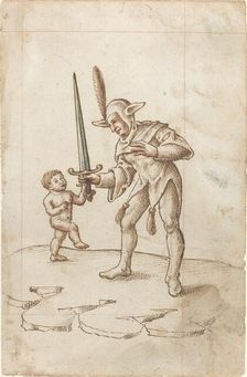Turn aside the Sharp Sword [fol. 44 recto], c. 1512/1515. Creator: Unknown