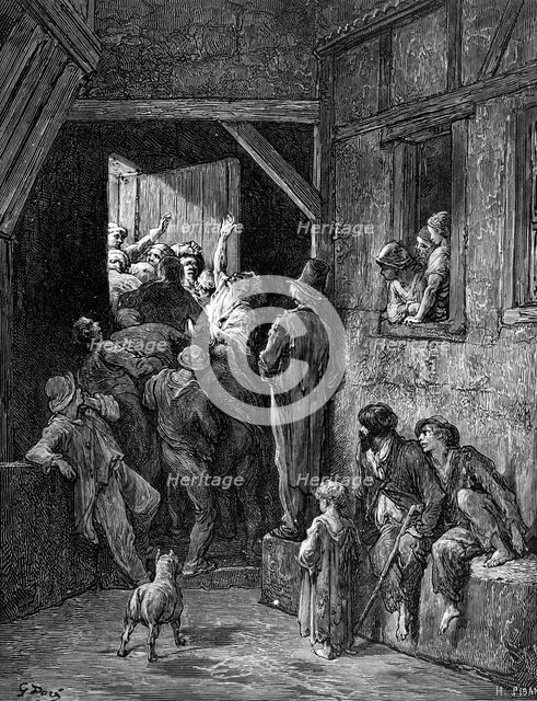 'Turn Him Out! - Ratcliff', 1872. Creator: Héliodore Joseph Pisan.