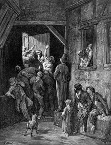 Turn Him Out! - Ratcliff 1872. Creator: Héliodore Joseph Pisan