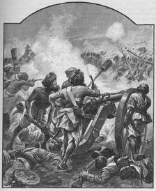 Turned Them Round And Poured Grape and Chain-Shot Into The Rear Of The Victorious British, 1902. Artist: AP