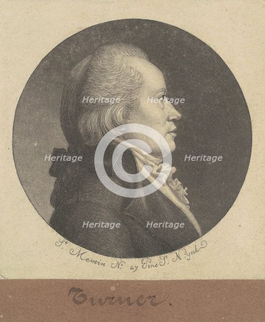 Turner, 1797. Creator: Charles Balthazar Julien Févret de Saint-Mémin.