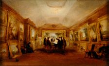 Turner's Body lying in State, 29 December 1851, post 1851. Artist: George Jones