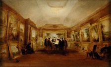 Turner's Body lying in State, 29 December 1851, post 1851. Artist: George Jones