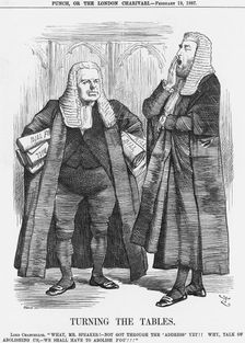 Turning the Tables 1887. Creator: Joseph Swain