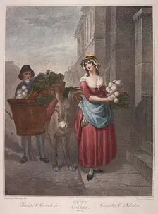Turnips & Carrots ho Cries of London, c1870. Artist: Anon