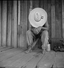 Turpentine worker, DuPont, Georgia, 1937. Creator: Dorothea Lange