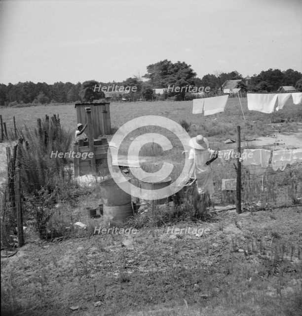 Turpentine worker's camp, Georgia, 1937. Creator: Dorothea Lange.
