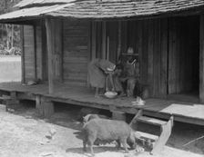 Turpentine worker's home, Georgia, 1937. Creator: Dorothea Lange