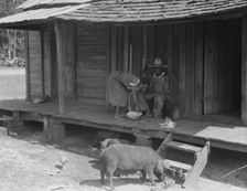 Turpentine worker's home, Georgia, 1937. Creator: Dorothea Lange