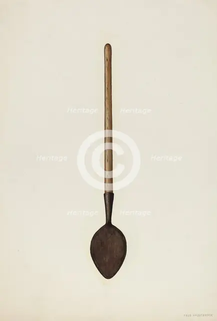 Turpentine Dip Iron, c. 1940. Creator: Fred Hassebrock.