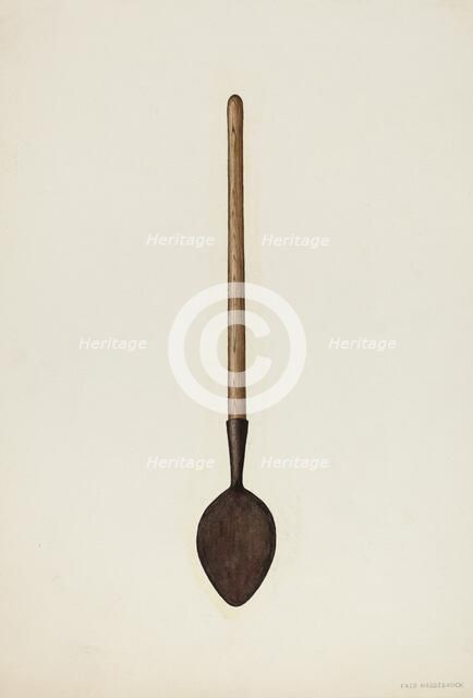 Turpentine Dip Iron, c. 1940. Creator: Fred Hassebrock.