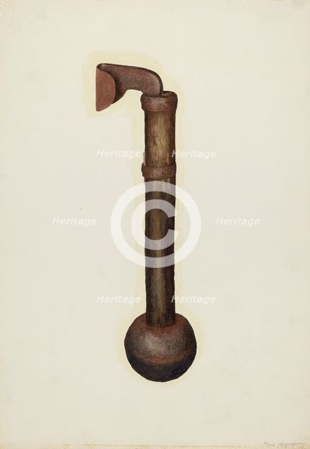 Turpentine Hack, c. 1939. Creator: Fred Hassebrock.