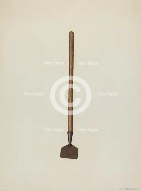 Turpentine Scraper, c. 1940. Creator: Fred Hassebrock.