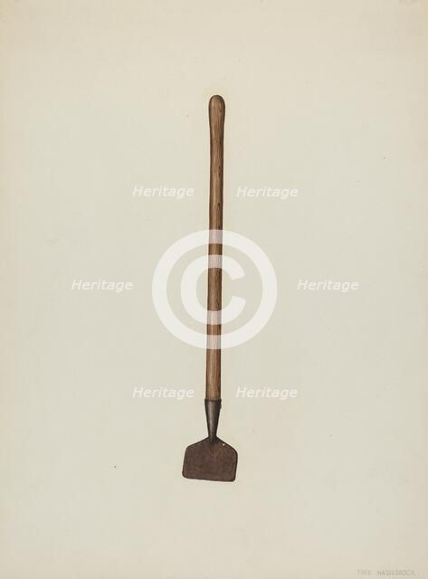 Turpentine Scraper, c. 1940. Creator: Fred Hassebrock.