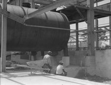 Turpentine still, Georgia, 1937. Creator: Dorothea Lange