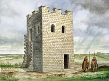 Turret 36b Housesteads Roman Fort, 2nd century, (c1990-2010). Artist: Philip Corke