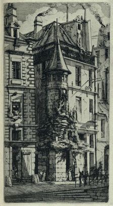 Turret, Rue de la Tixeranderie 1915. Artist: CH Meryon