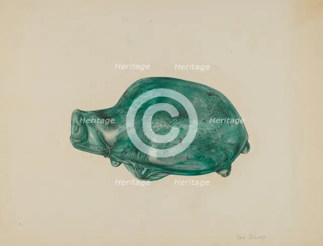 Turtle, c. 1939. Creator: Van Silvay.