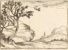 Turtle Dove Flying in the Desert. Creator: Jacques Callot