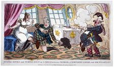 Turtle doves and turtle soup!! 1822. Artist: George Cruikshank