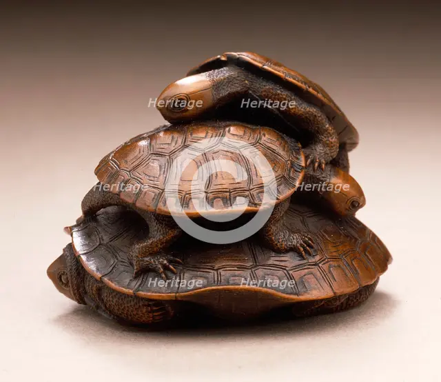 Turtle Group, early 19th century. Creator: Kano Tomokazu.
