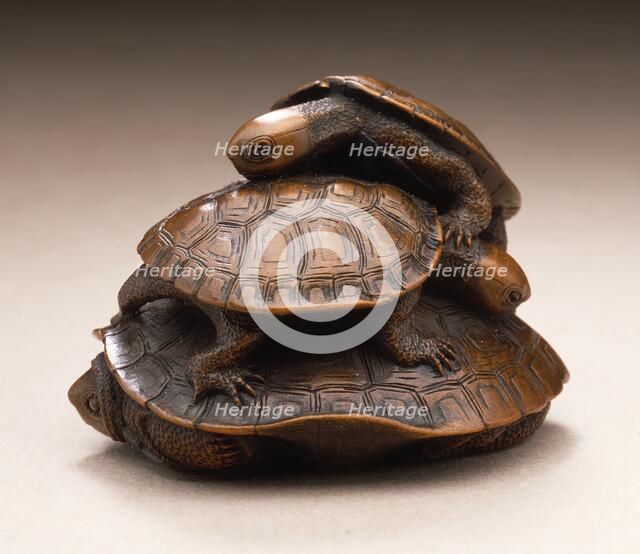 Turtle Group, early 19th century. Creator: Kano Tomokazu.