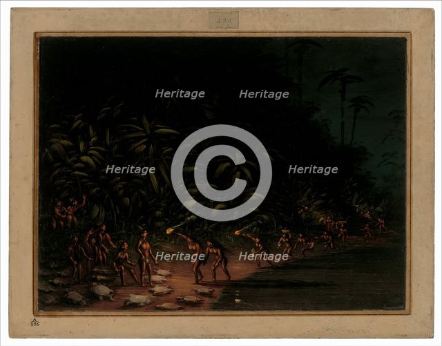 Turtle Hunt, 1854/1869. Creator: George Catlin.
