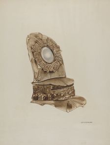 Turtle Shell Bureau, c. 1941. Creator: Esther Molina