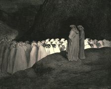 "Tuscan...disdain not to instruct us who thou art" c1890. Creator: Gustave Doré